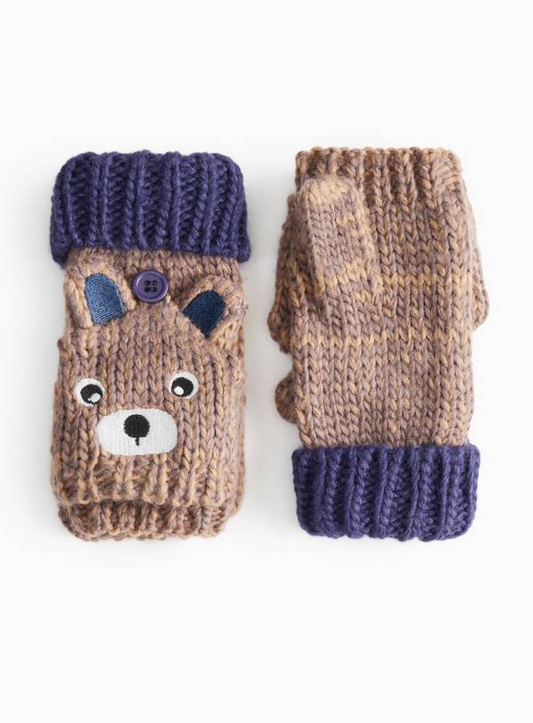 Novelty Bear Gloves 10-13 years