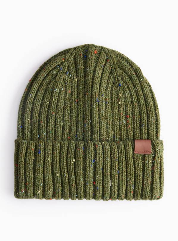 Khaki Neppy Knitted Beanie 3-5 years