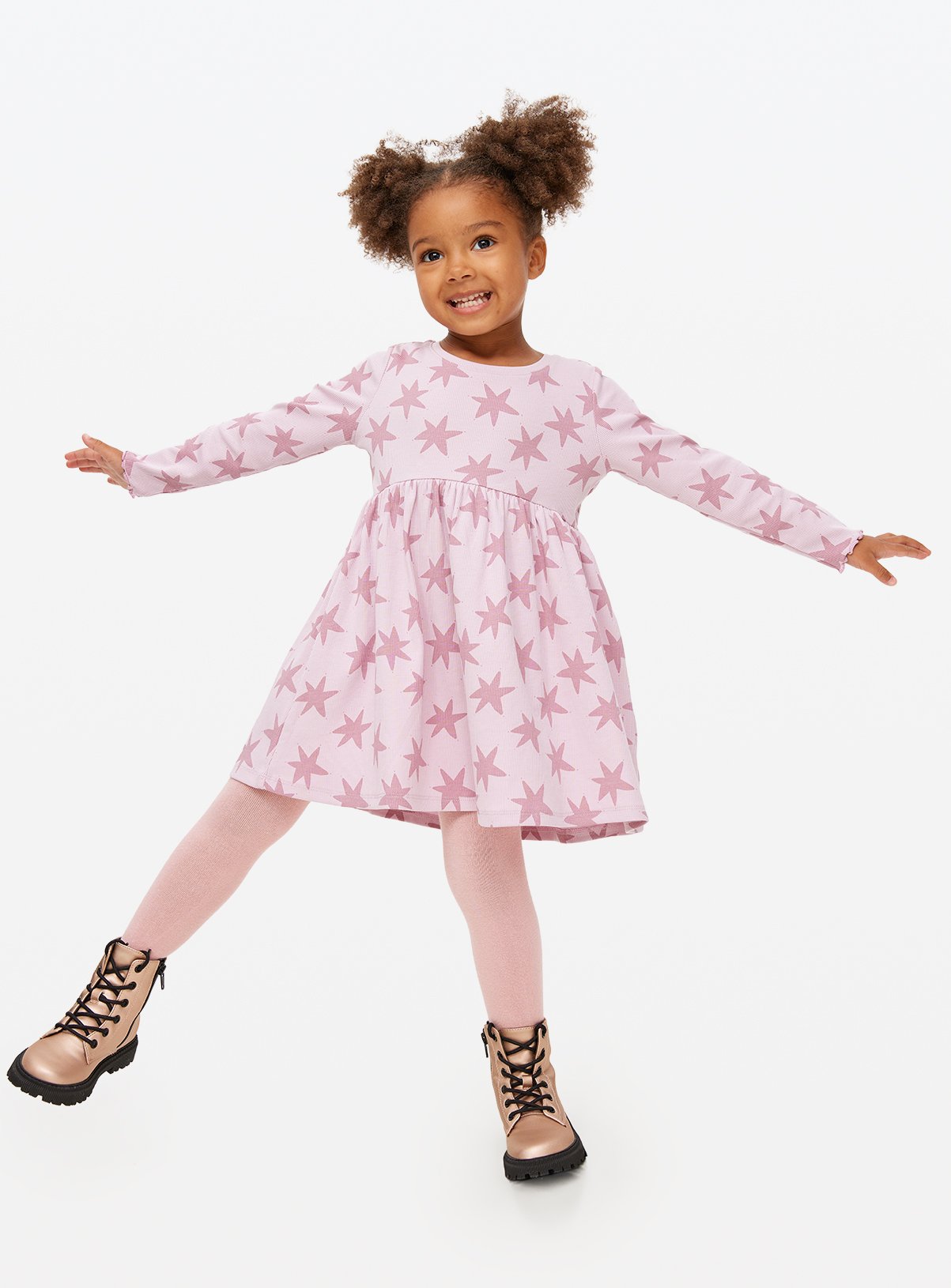 Purple Purple Print Ribbed Dress - Tu by Sainsbury's