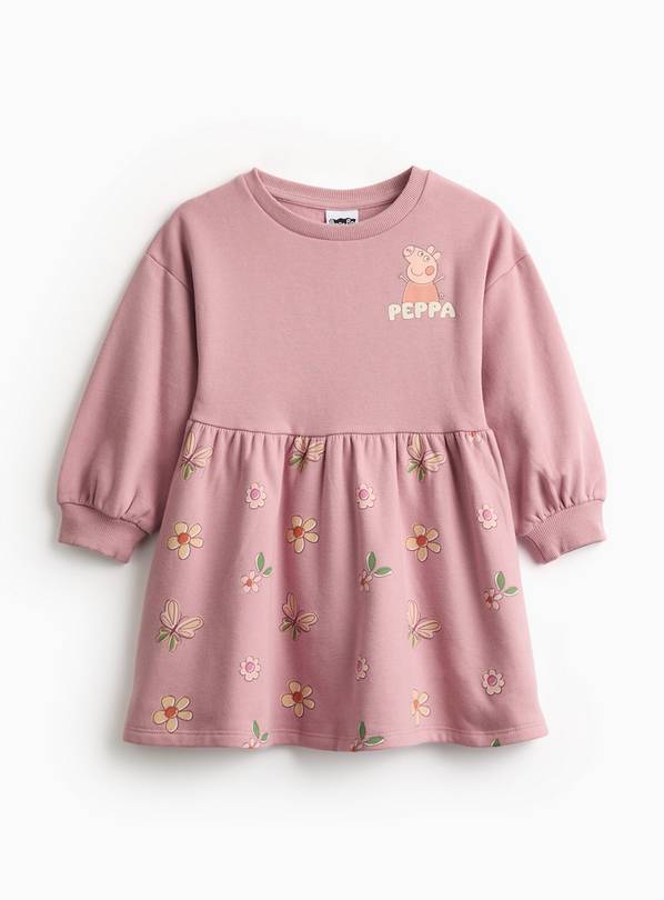 Peppa Pig Printed Lilac Jersey Dress 3-4 years