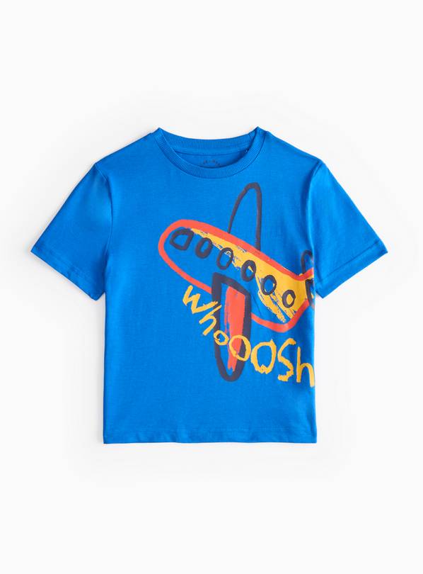 Blue Plane Graphic T-Shirt 2-3 years