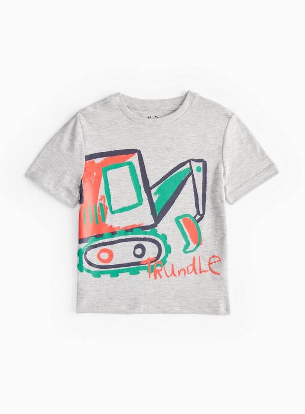 Grey Digger Graphic T-Shirt 2-3 years