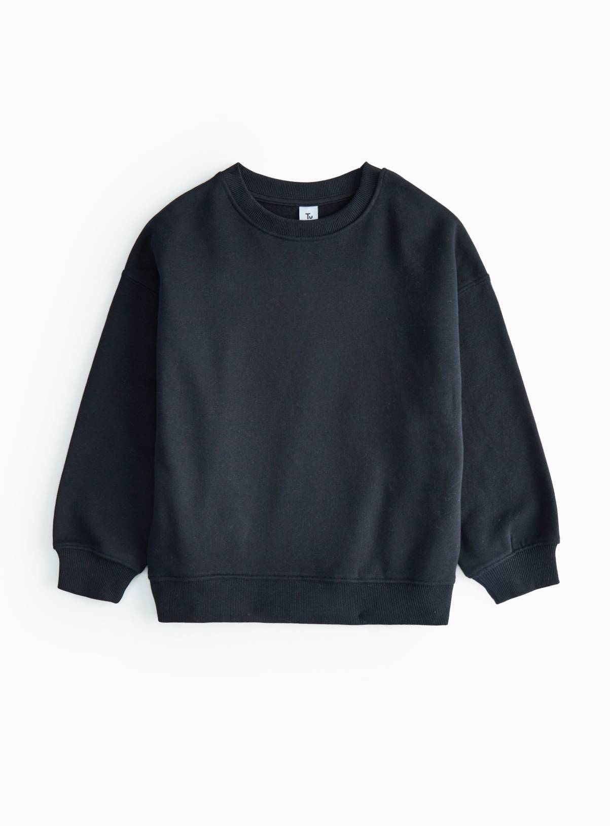 Black Crew Neck Sweatshirt 11 years - Image 1