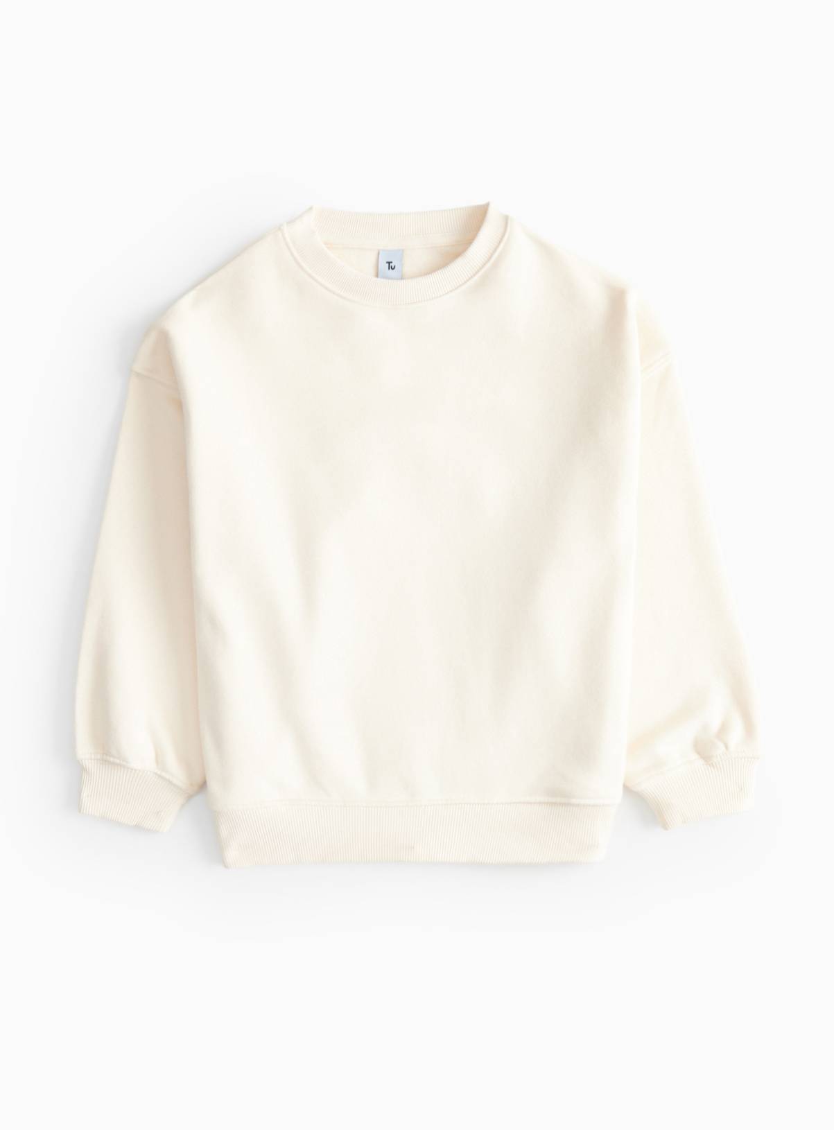 Cream Crew Neck Sweatshirt 11 years - Image 1