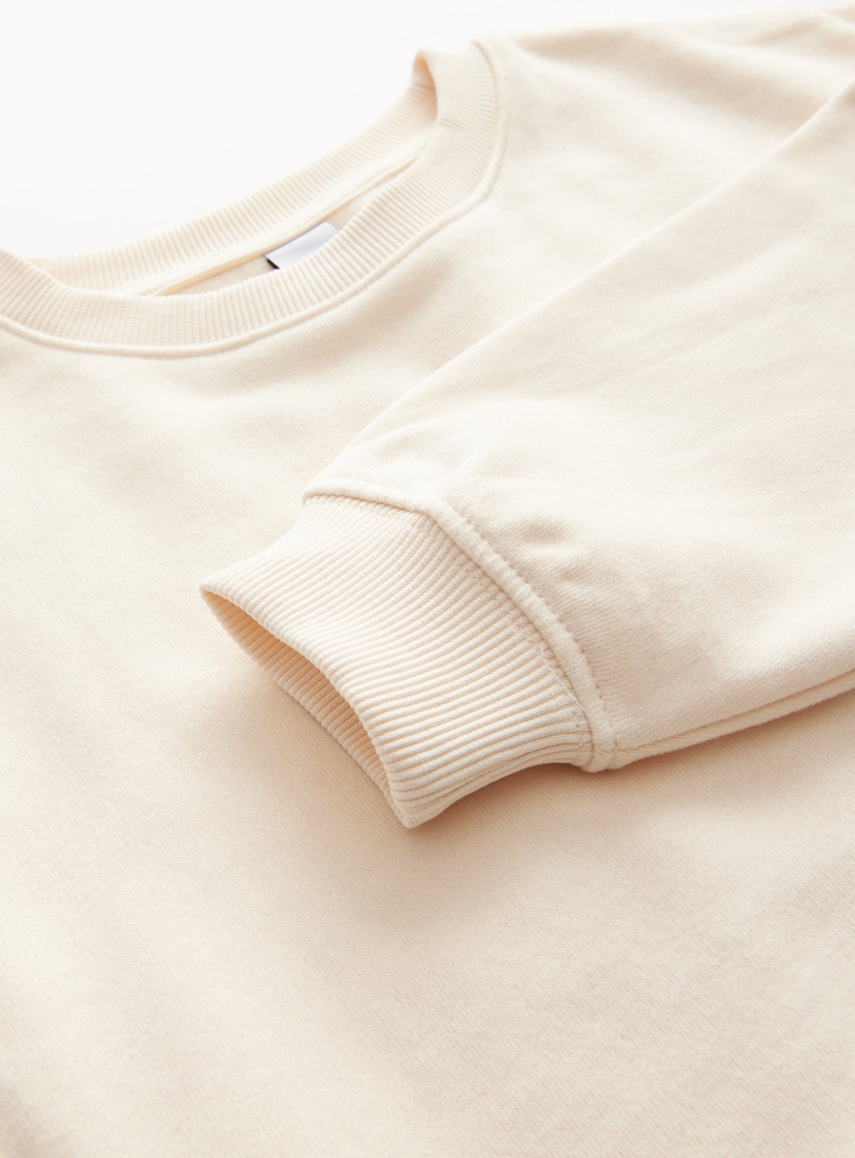 Cream Crew Neck Sweatshirt 11 years - Image 2 thumbnail