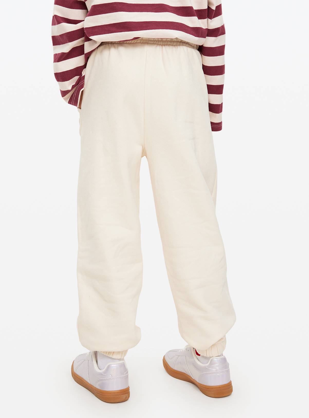 Cream Cuffed Joggers 8 years - Image 6