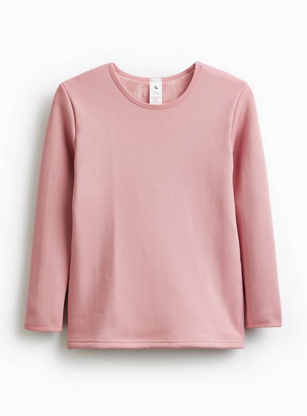 Pink Fur Lined Thermal Top 11-12 years