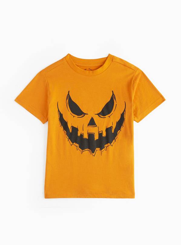 Halloween Orange Pumpkin Tee 9 years
