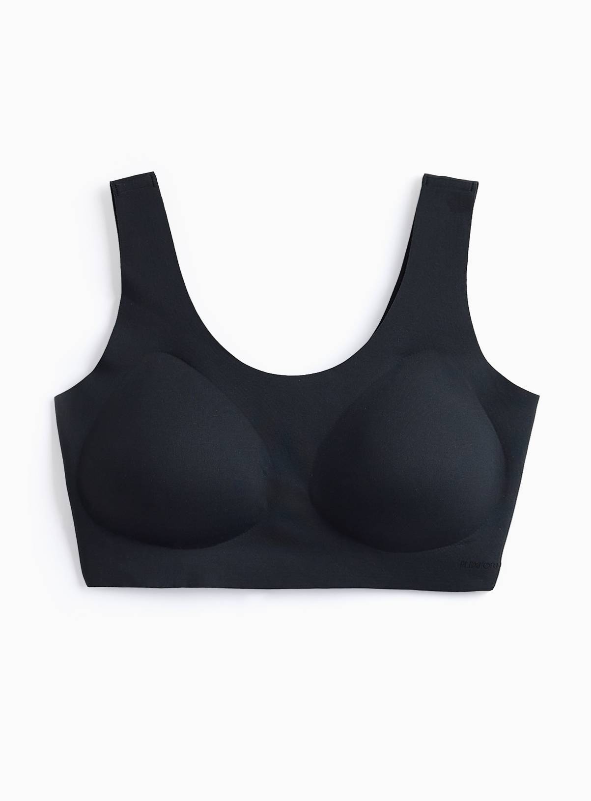 Flexform™ Black Bonded Padded Crop Top L - Image 3