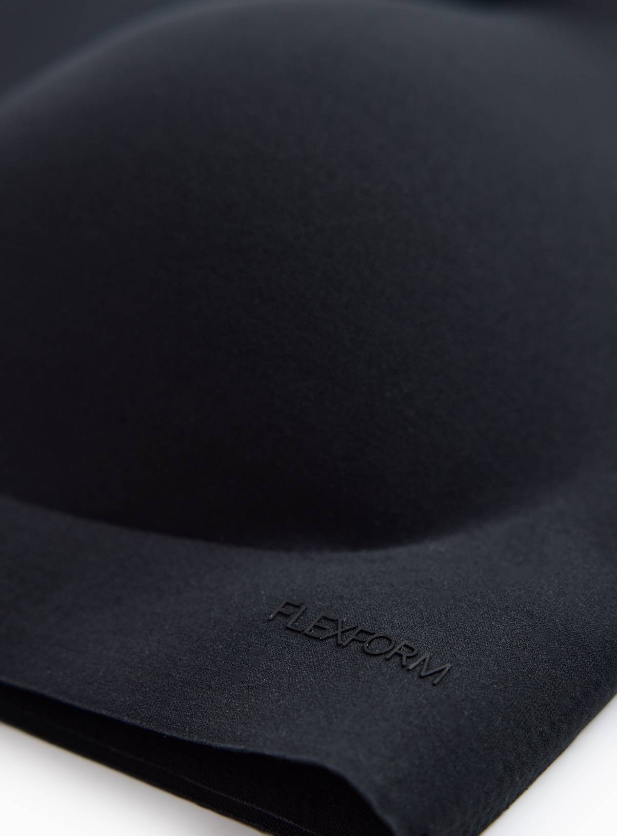 Flexform™ Black Bonded Padded Crop Top L - Image 4