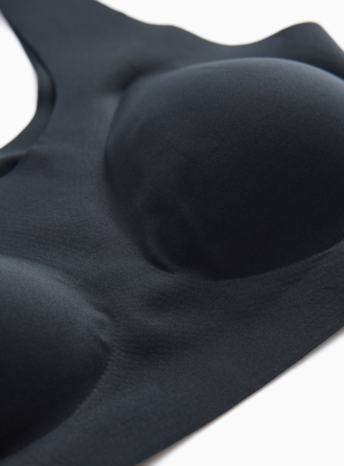 Flexform™ Black Bonded Padded Crop Top L - Image 5 thumbnail