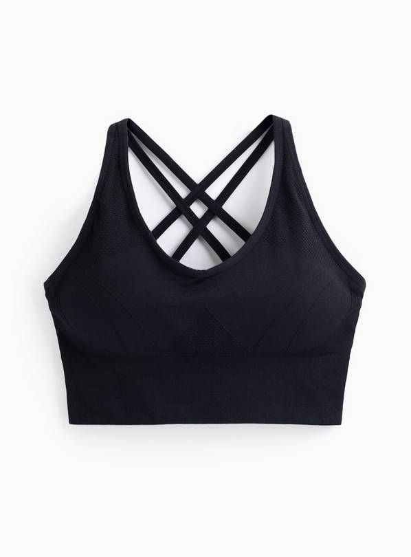 Black Seamfree Bralette  L