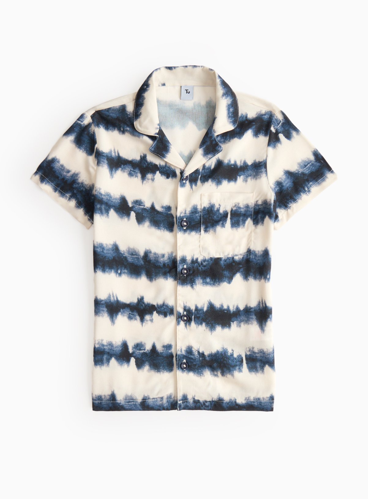 Blue Blue Tie Dye Printed Shirt (6 Years) - Tu by Sainsbury's