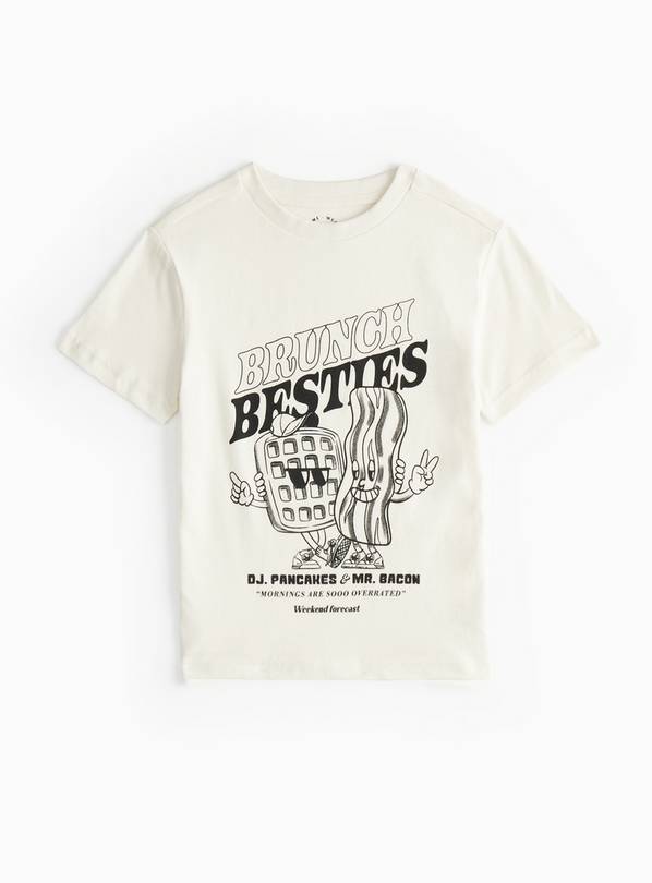 Brunch Besties Graphic Print T-Shirt 6 years