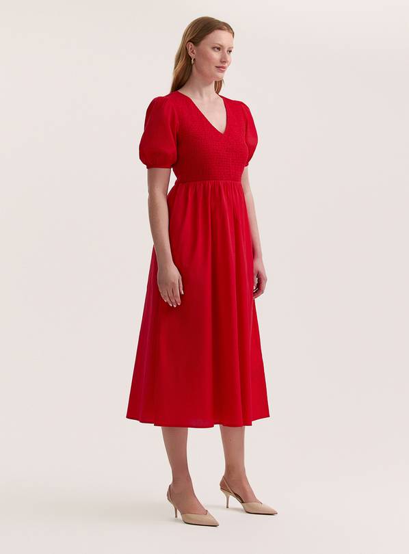 FINERY Jamilla Dress - Red 18