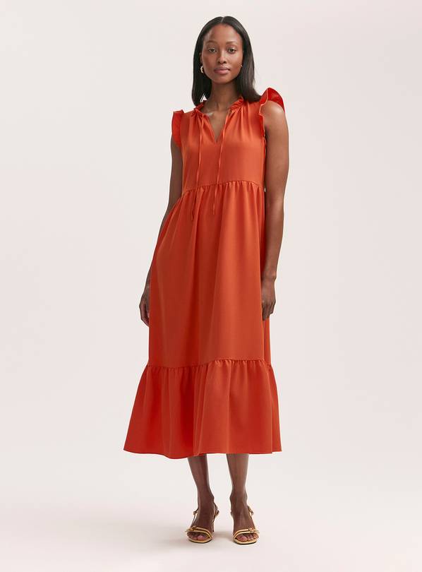 FINERY Scout Dress - Orange 10