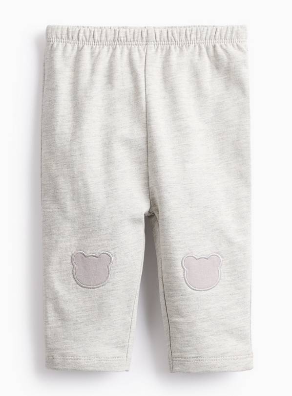 Grey Marl Fleece Lined Leggings Up to 3 mths