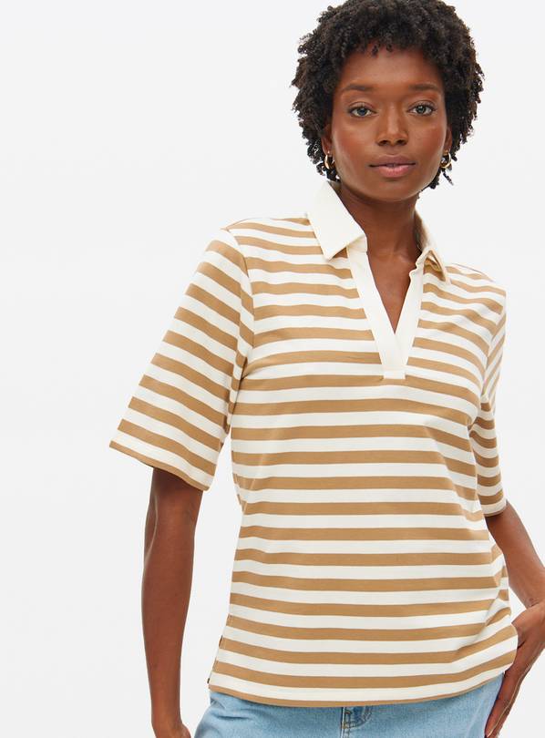 Neutral Striped Rugby Shirt 14