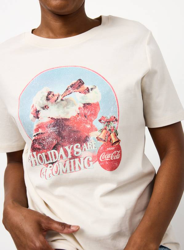 Coca-Cola Christmas Printed Crew T-Shirt 16