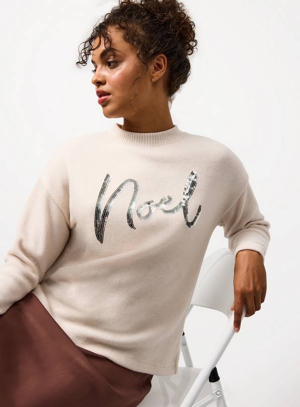 Christmas Cream Noel Soft Touch Jumper S