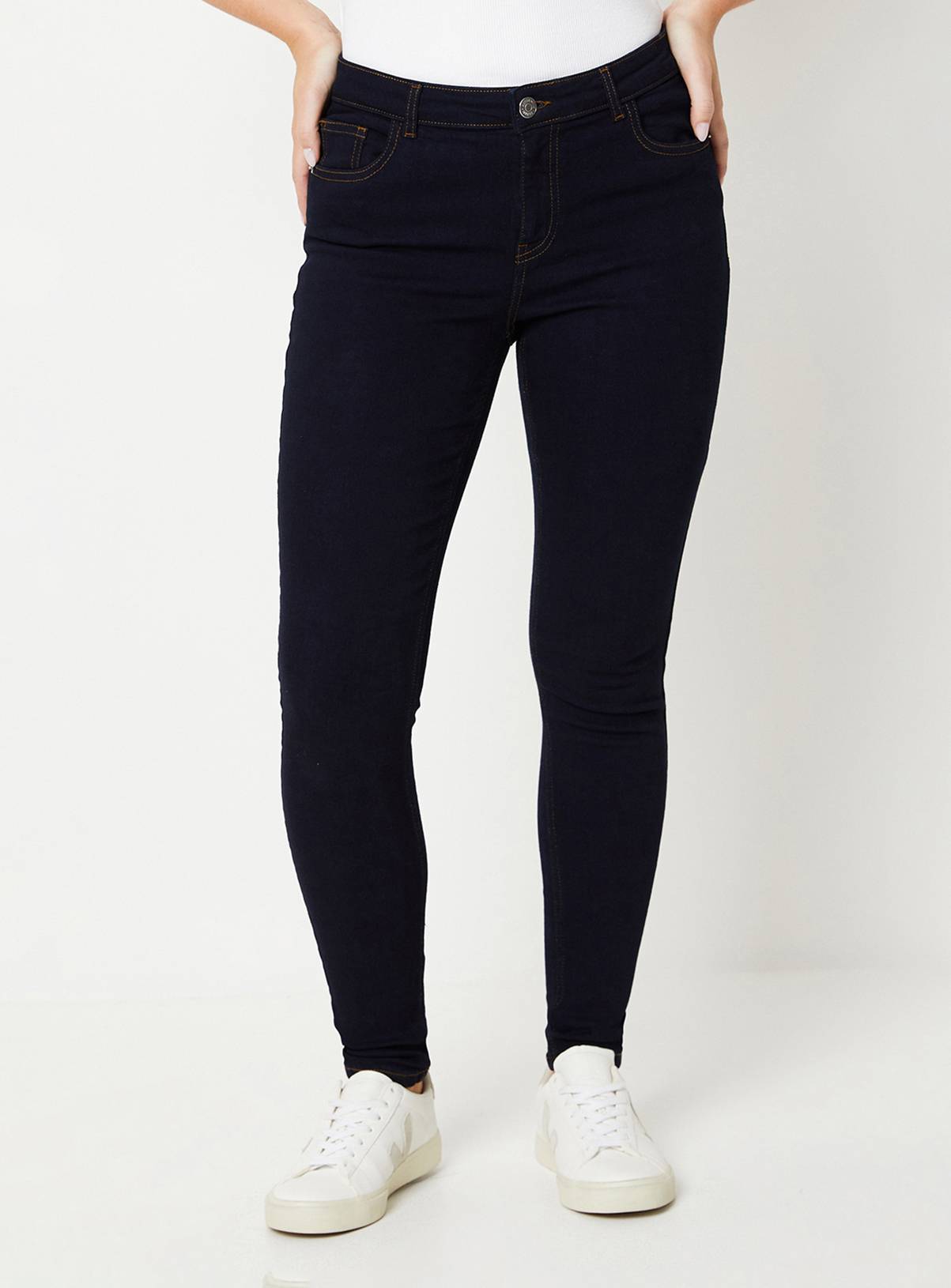 DOROTHY PERKINS Indigo Comfort Stretch Skinny Jeans 14 - Image 2