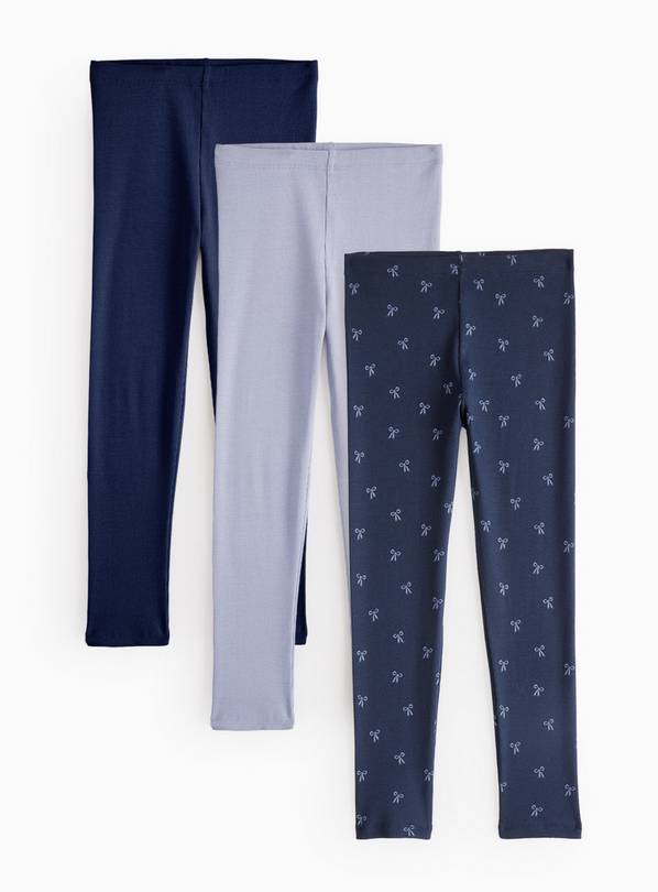 Ribbed Leggings 3 Pack 8 years