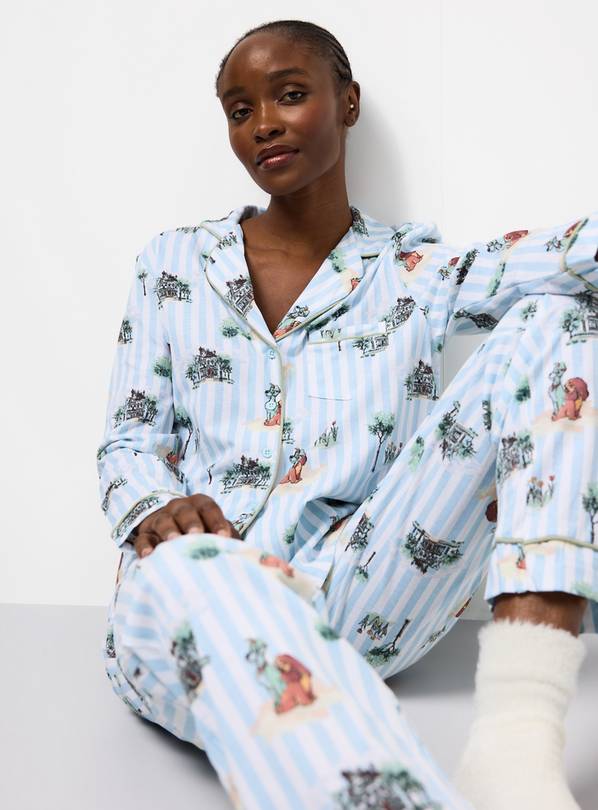 Disney Lady And The Tramp Printed Jersey Traditional Pyjamas XL