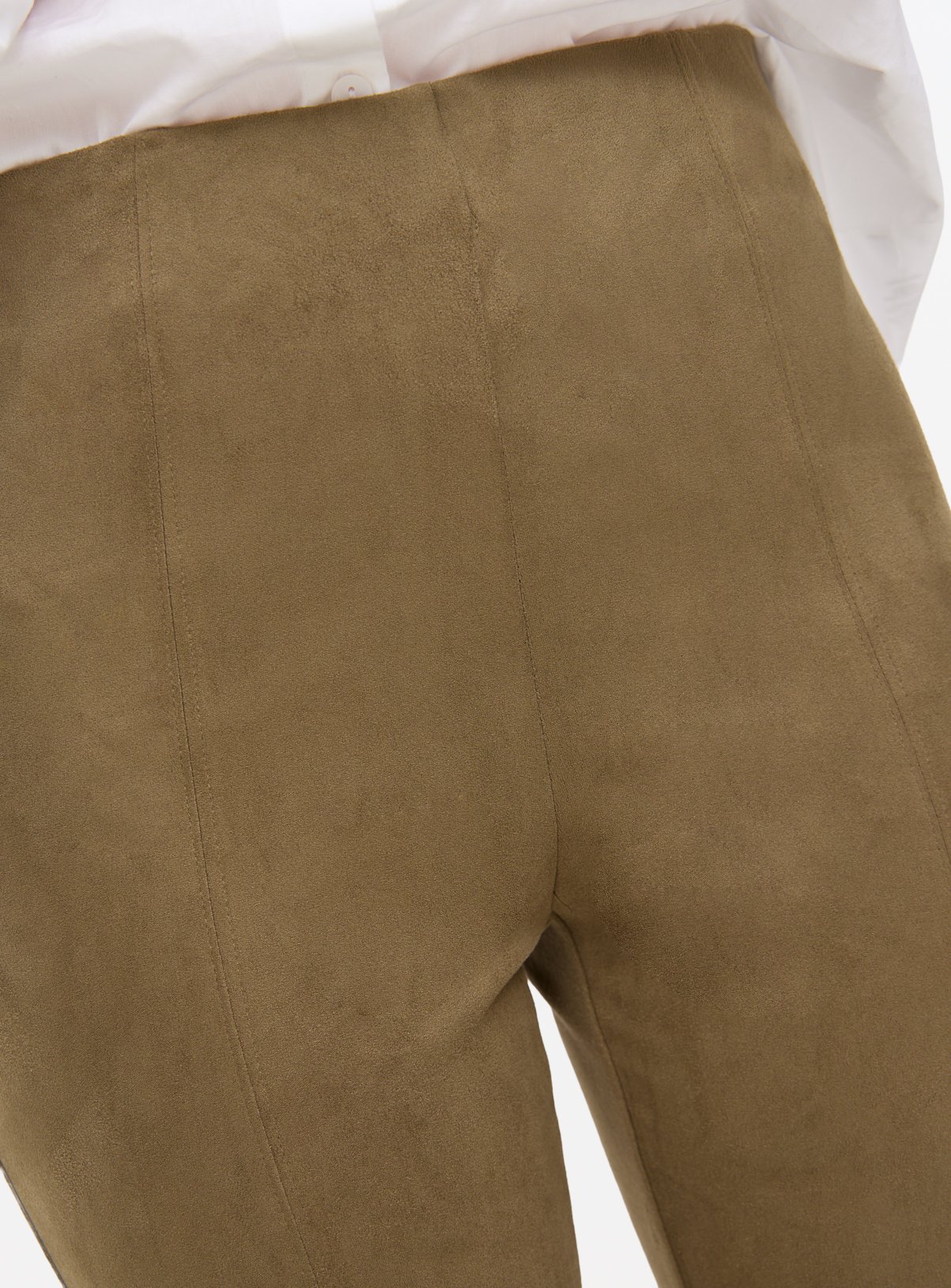 Green Faux Suede Leggings 16 - Image 2 thumbnail