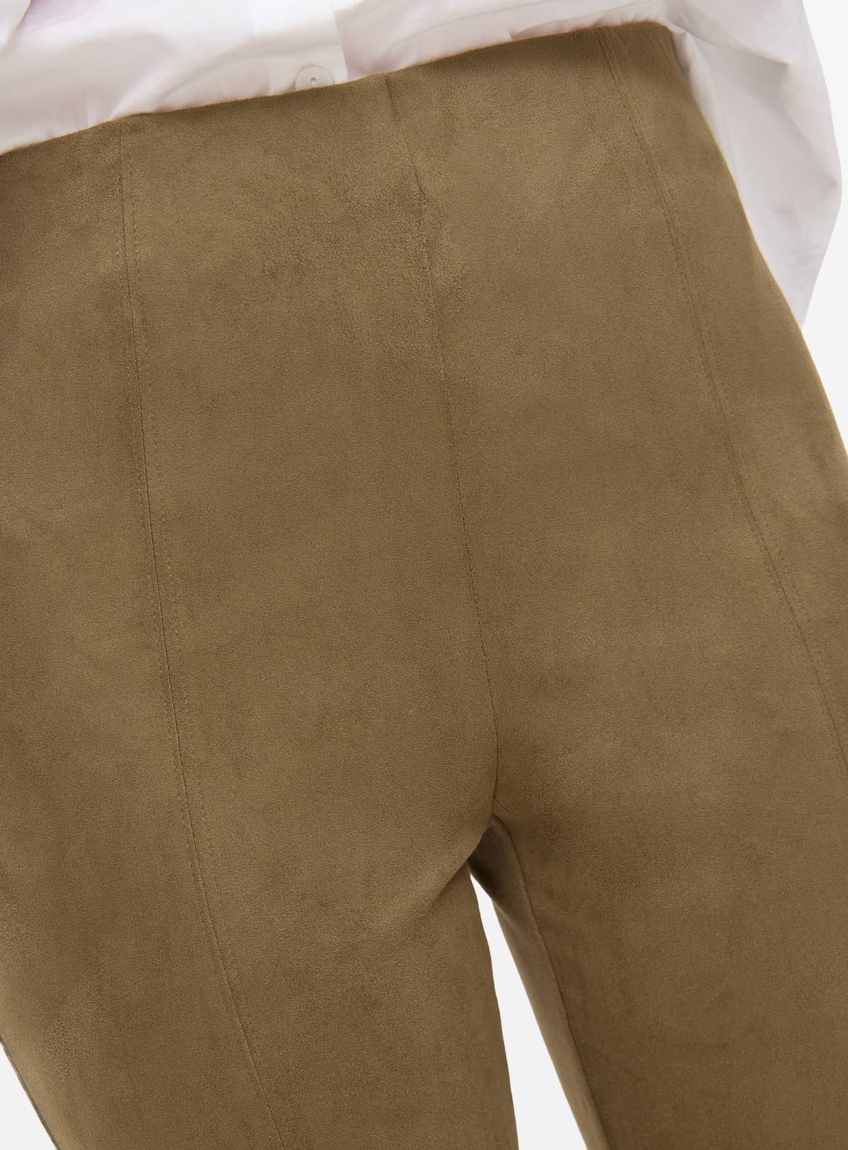 Green Faux Suede Leggings 16 - Image 2