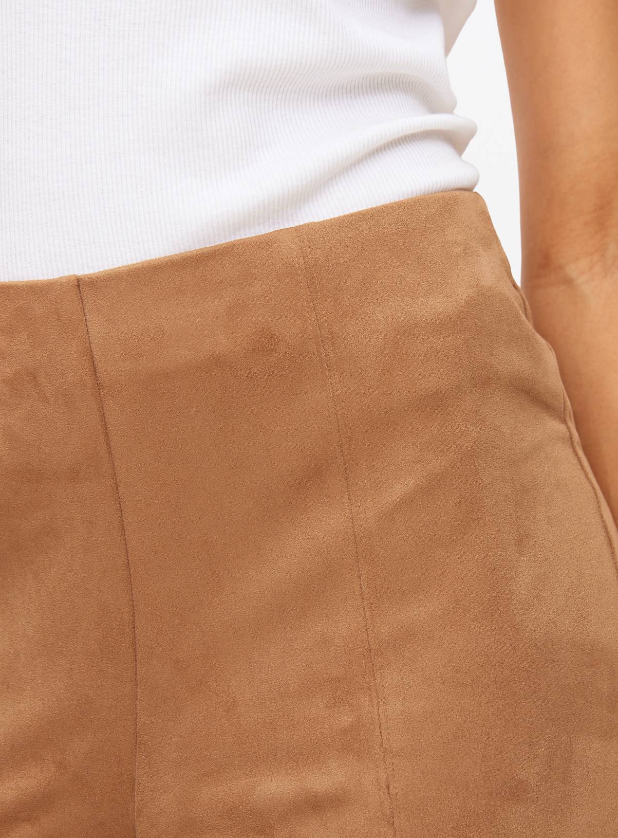 Tan Faux Suede Leggings 14 - Image 2