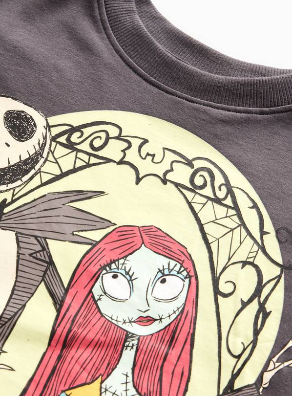 Buy Halloween Nightmare Before Christmas Charcoal T-Shirt 10 years