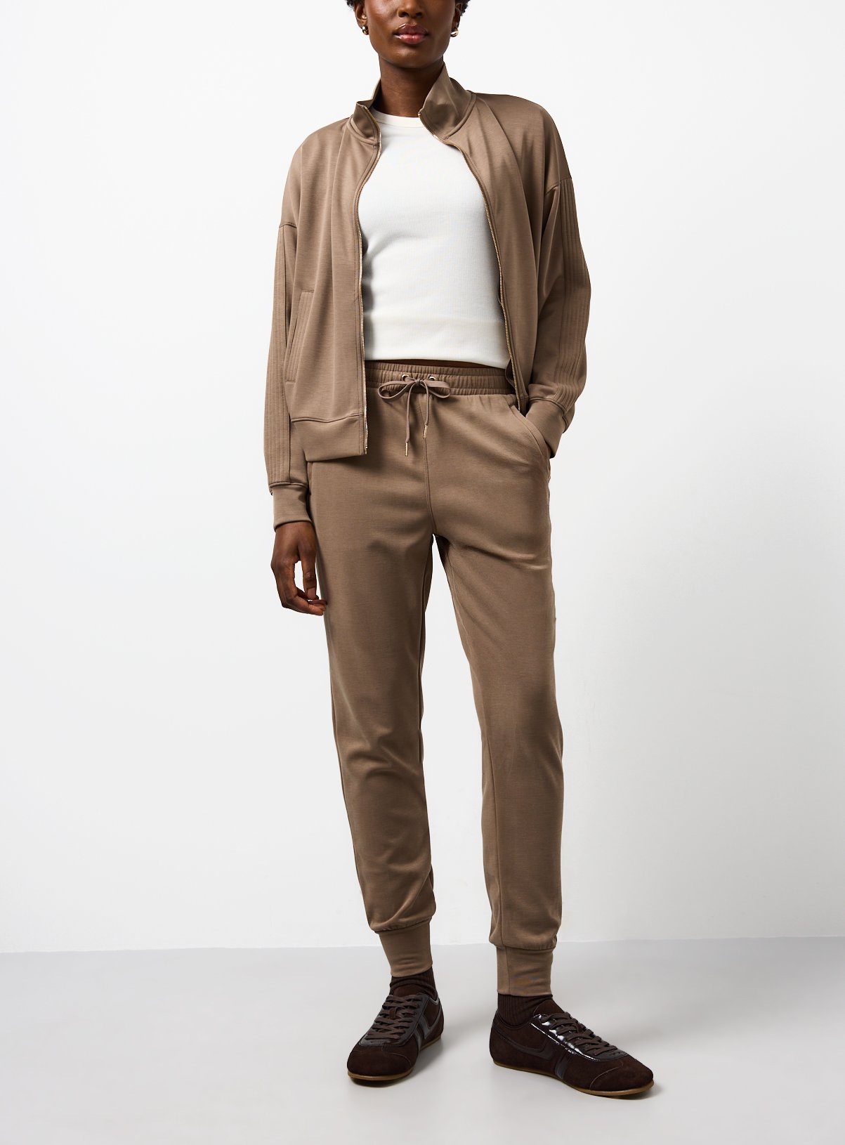 Elevated Fossil Tapered Co-ord Joggers XL - Image 1 thumbnail