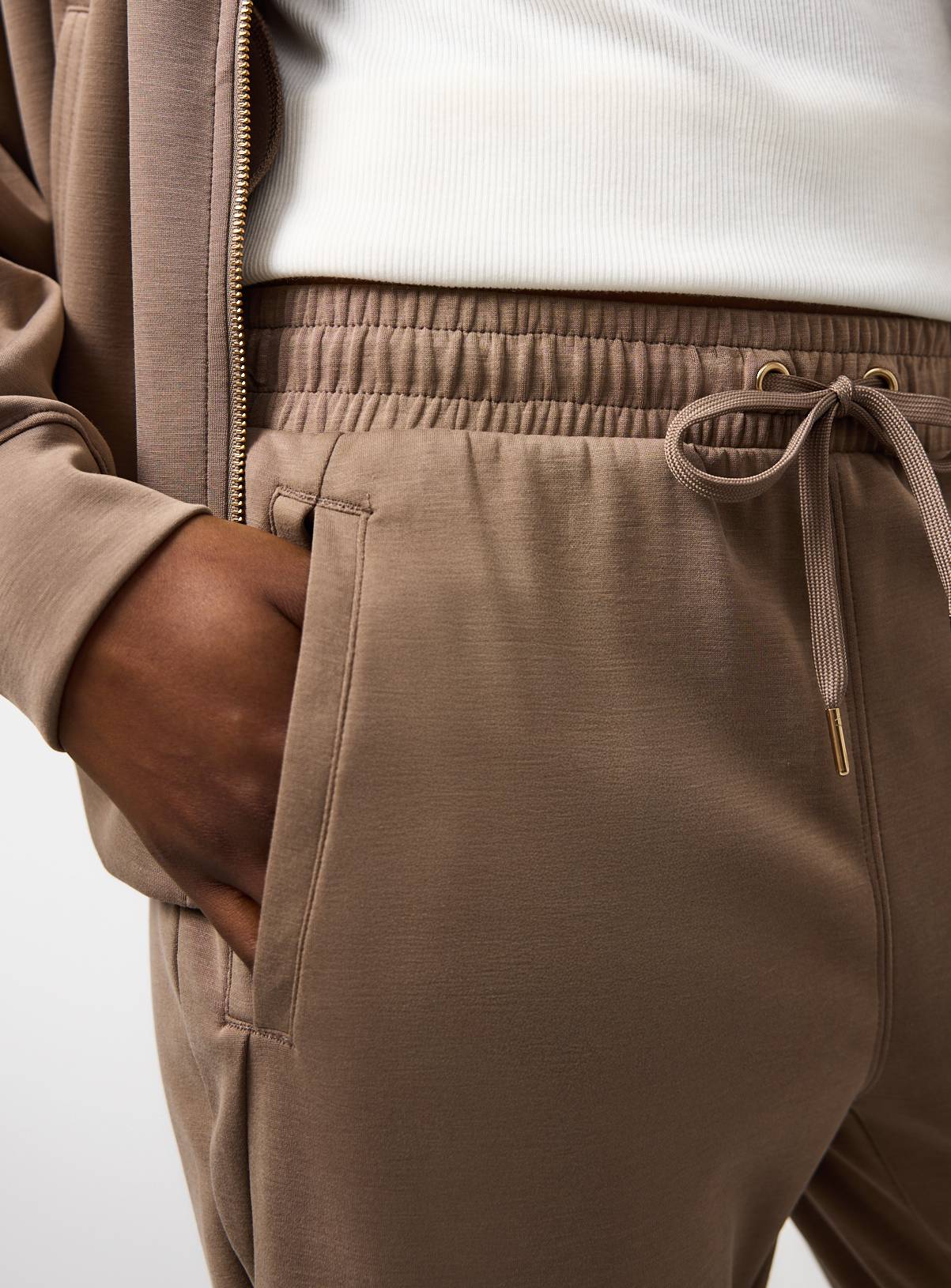 Elevated Fossil Tapered Co-ord Joggers XL - Image 3