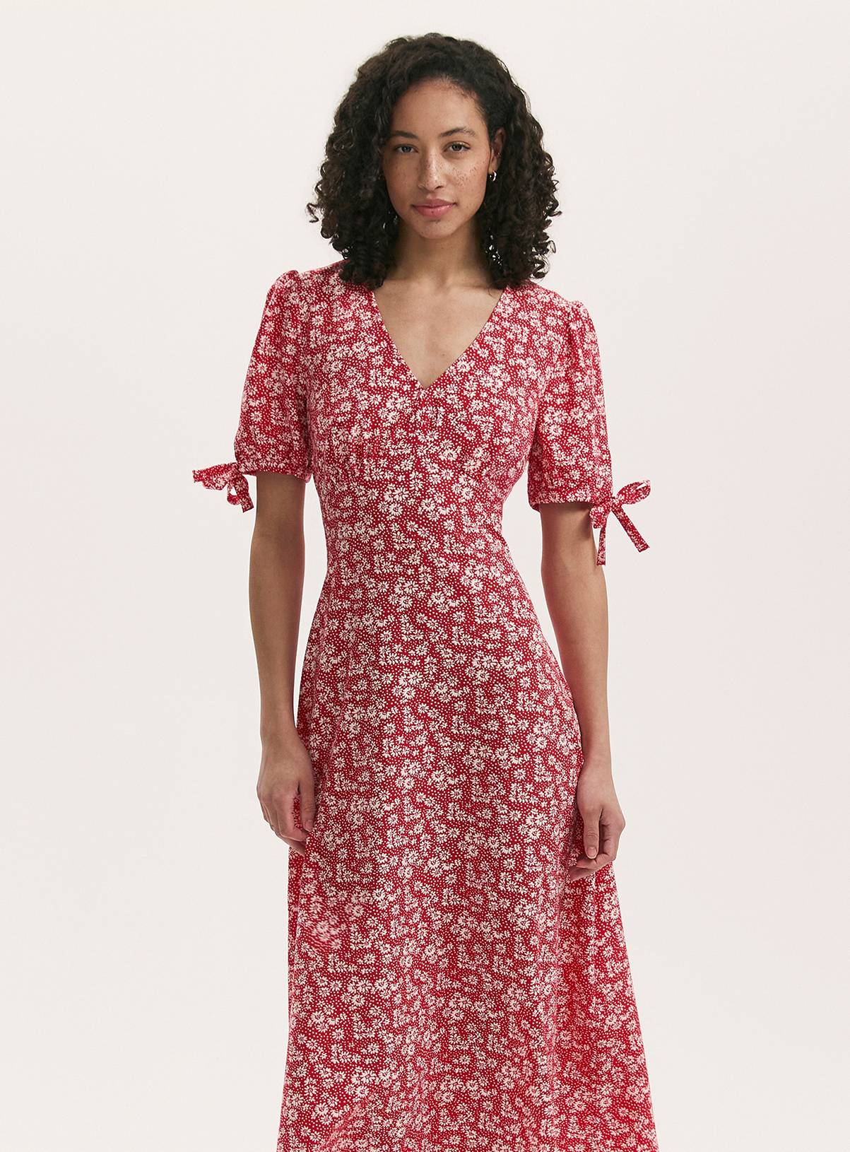 FINERY Gabriella Dress Red Daisy 8 - Image 2