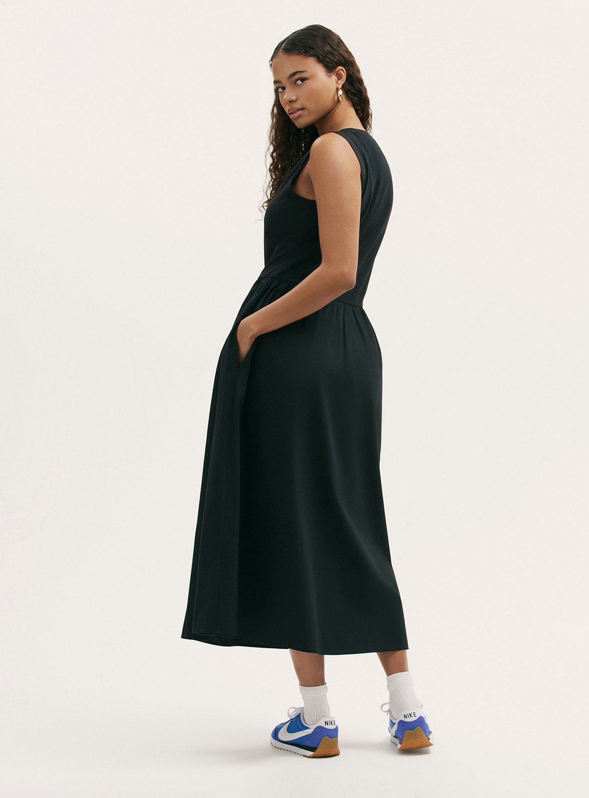FINERY Georgie Dress Black 10 - Image 4 thumbnail