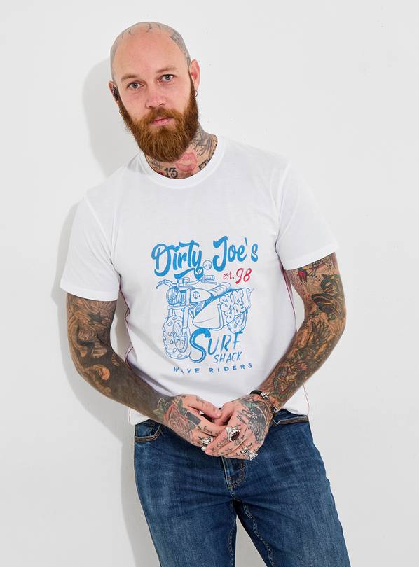 JOE BROWNS Summer Surf Graphic T Shirt L