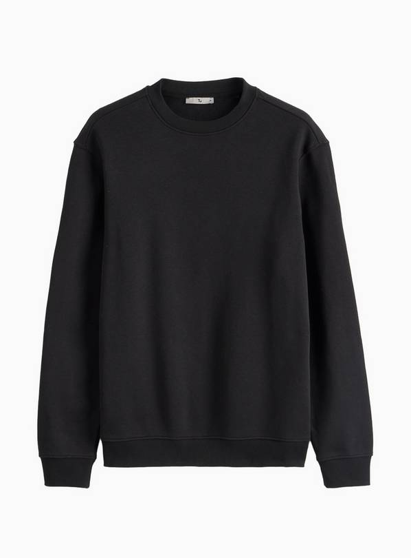 Black Crew Neck Jumper L