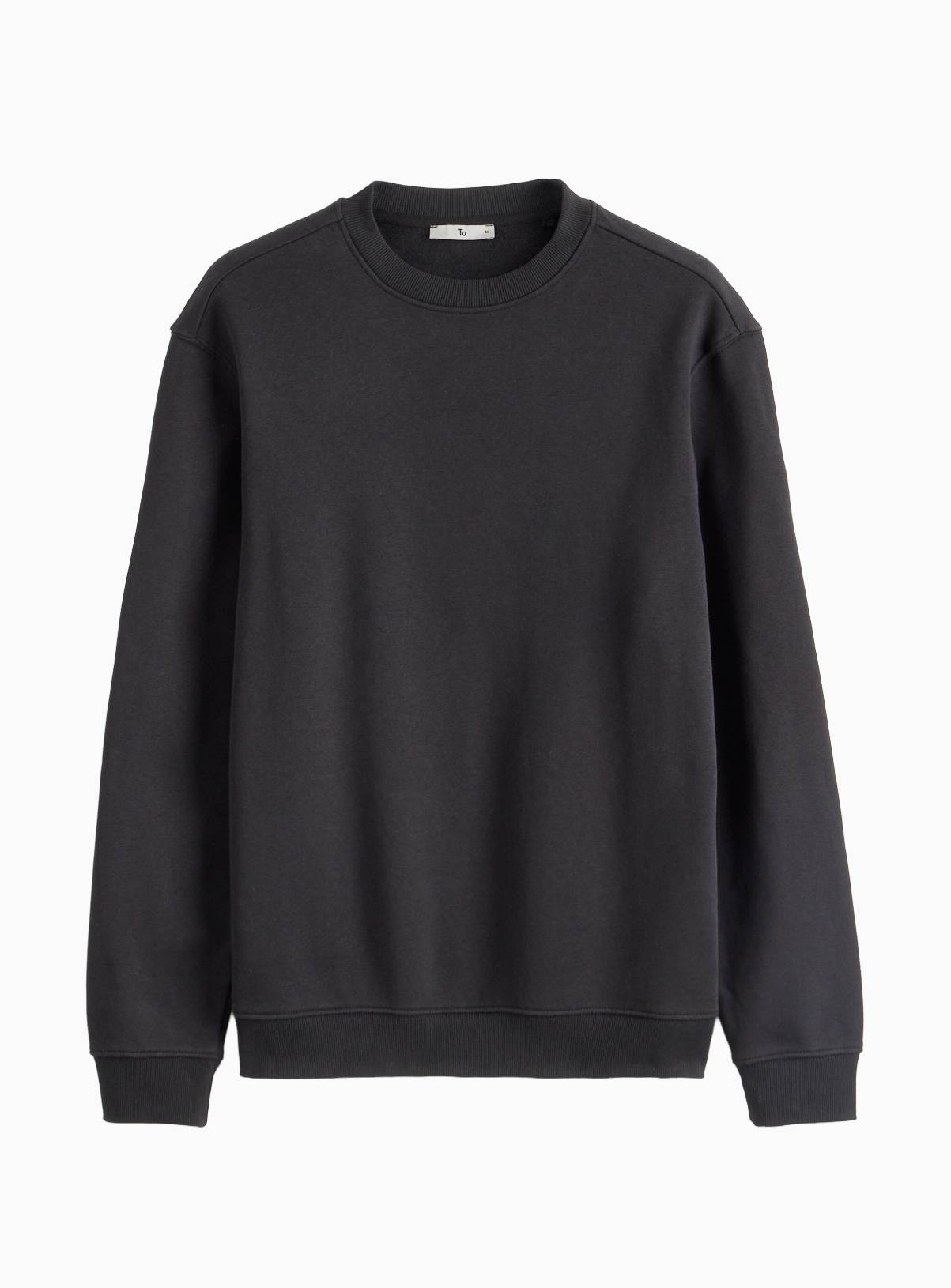 The Ultimate Black Crew Neck Sweatshirt XL - Image 3