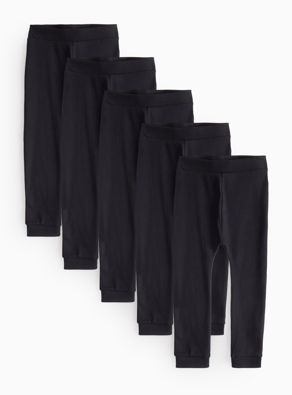 Black Leggings 5 Pack 4-5 years