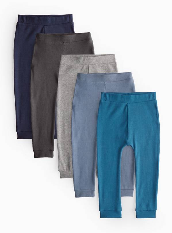 Blue Leggings 5 Pack 1-2 years