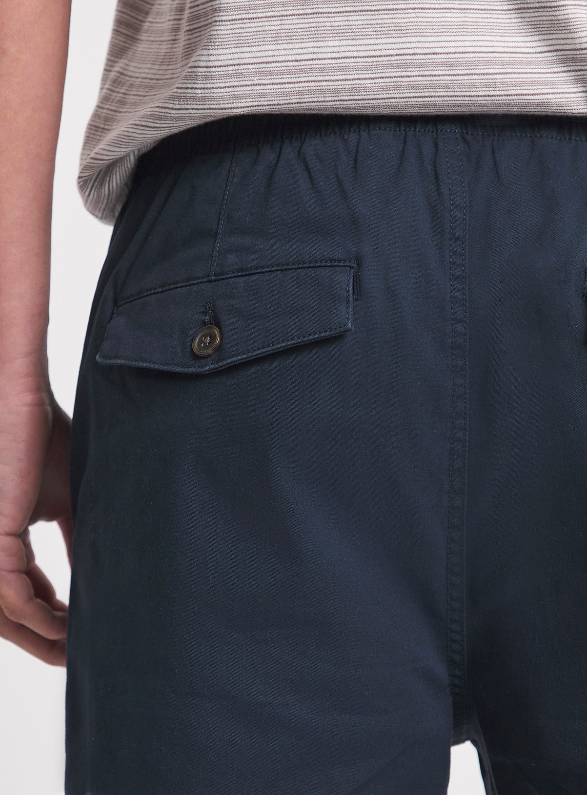 JACAMO Fully Elasticated Comfort Waist Chino Short Navy 54/56 - Image 4 thumbnail