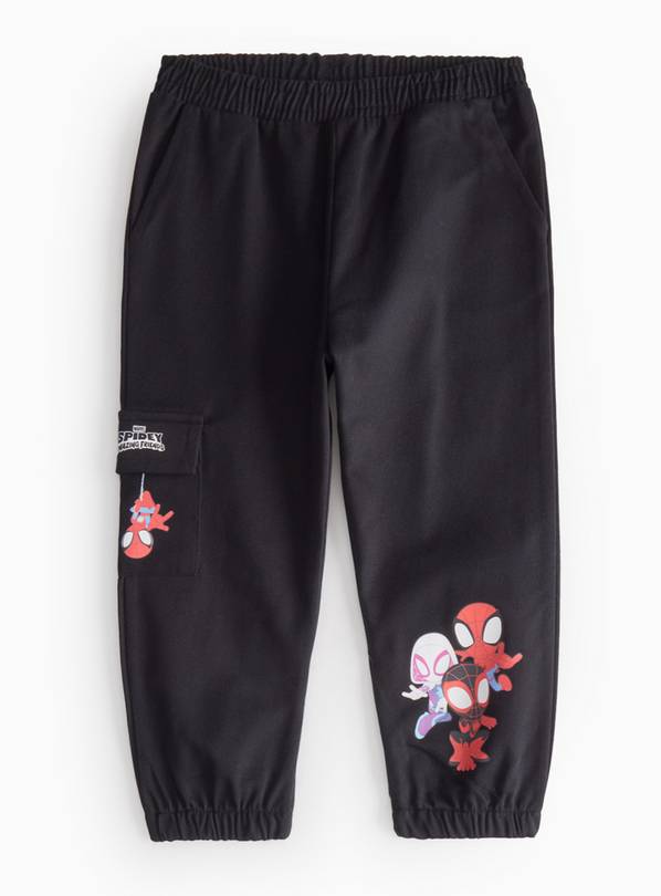 Spider-Man Black Utility Trousers 6-7 years