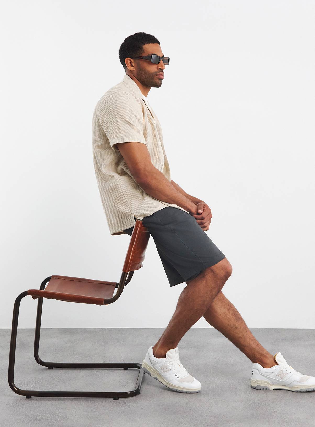 JACAMO Long Length Chino Short Grey 50R - Image 3