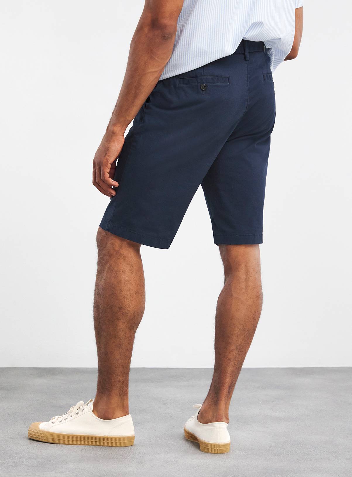 JACAMO Long Length Chino Short Navy 50R - Image 2