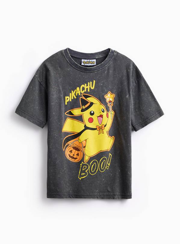 Pikachu Halloween Pika Boo! Print T-Shirt 9 years