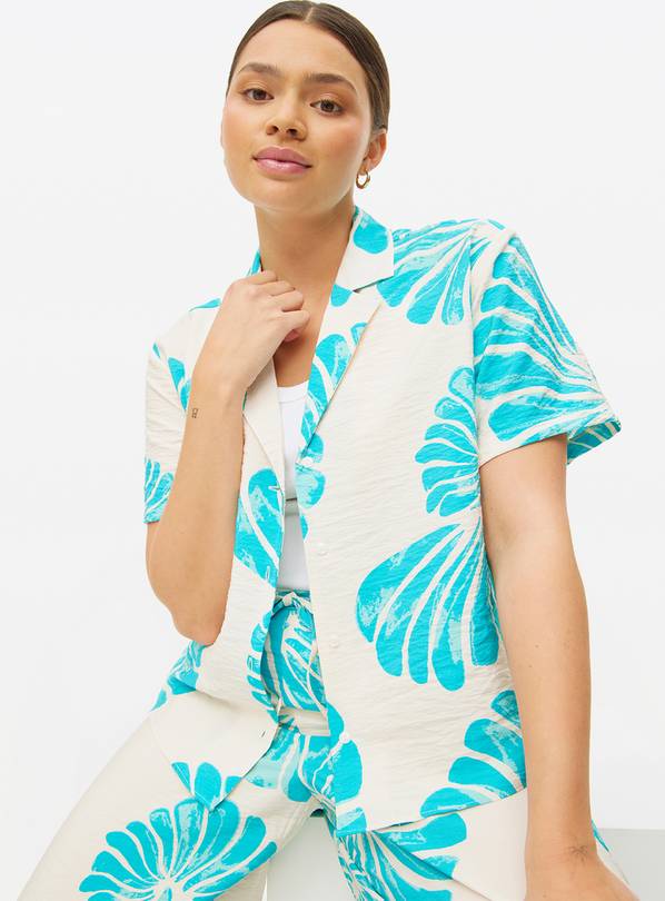 Shell Printed Co-ord Resort Shirt 14