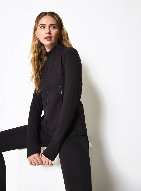 REAKTIV Black Thermal Performance Zip-Through Jacket XL