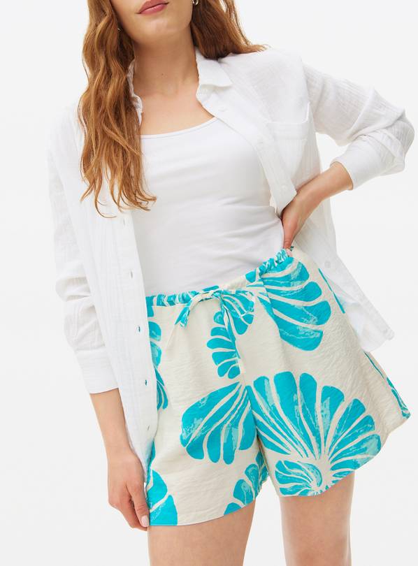 Shell Printed Drawstring Co-ord Shorts 14