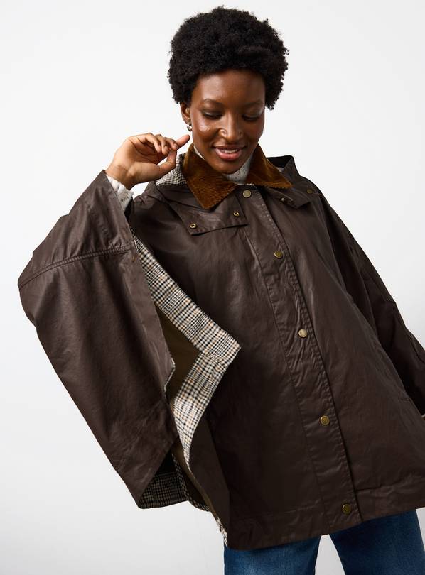 Brown PU Coated Cape XXL