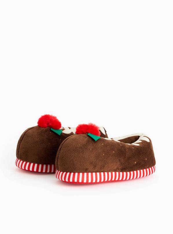 Matching Family Kid's Pudding Novelty Slippers 1-2